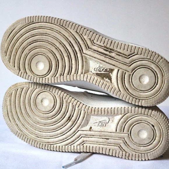 NIKE Air Force One White Customized Blue Butterfly Youth 4.5 (EU 36.5) - Picture 13 of 14